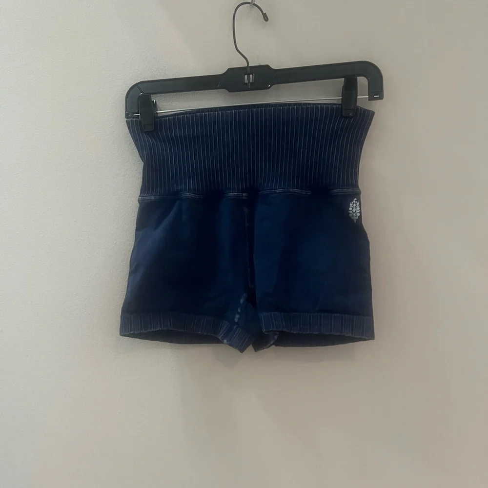 FP Movement by Free People Indigo Bike Shorts - Picture 4 of 9